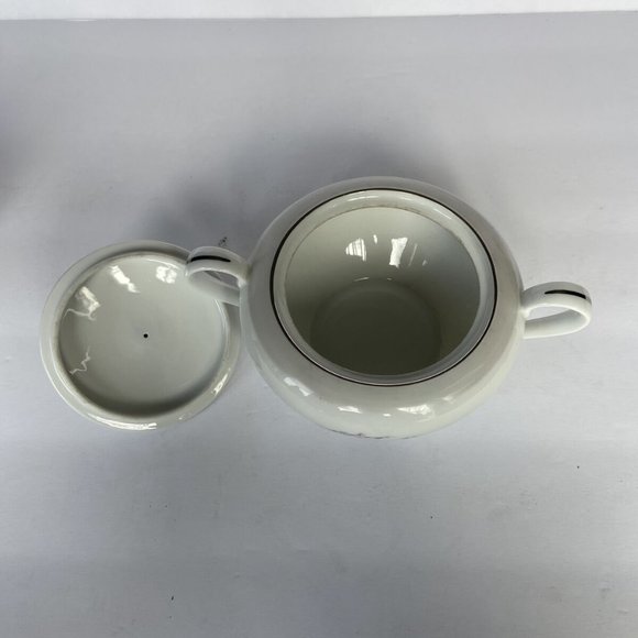 1950s Harmony House Fine China, Nannette, Dawn Grey Creamer and Sugar Bowl Set - Picture 5 of 9